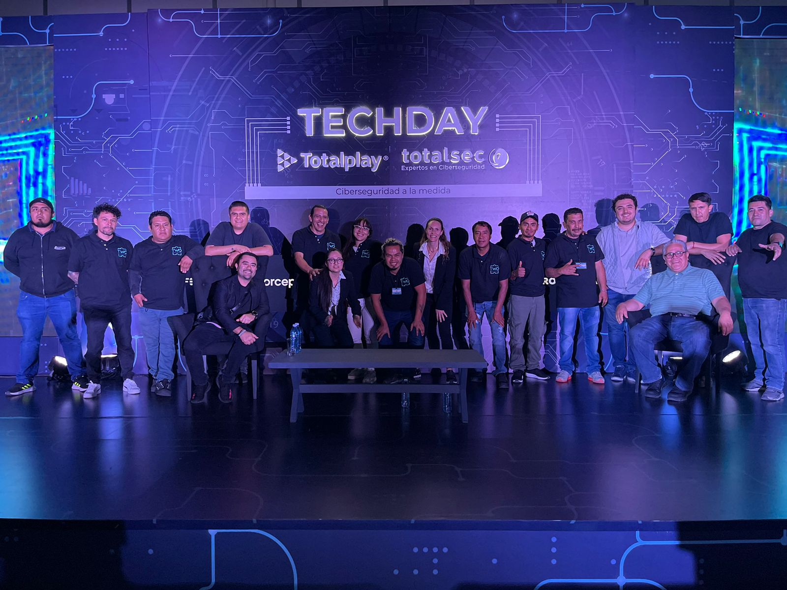 Two evento equipo personas