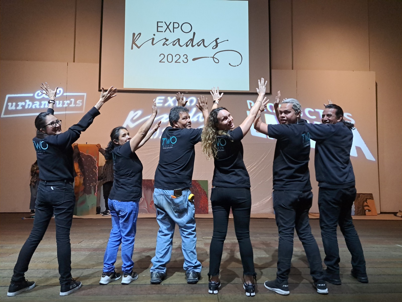Two evento equipo personas